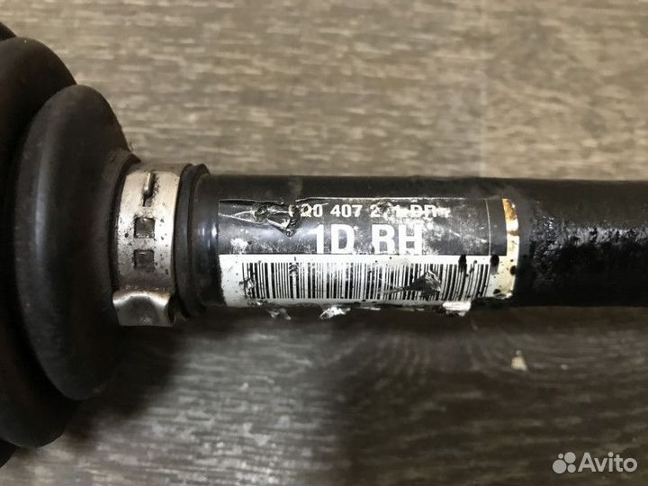 Привод передний левый Шкода Фабия 2