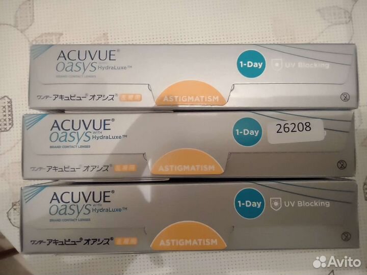 Линзы acuvue oasys hydraluxe astigmatism
