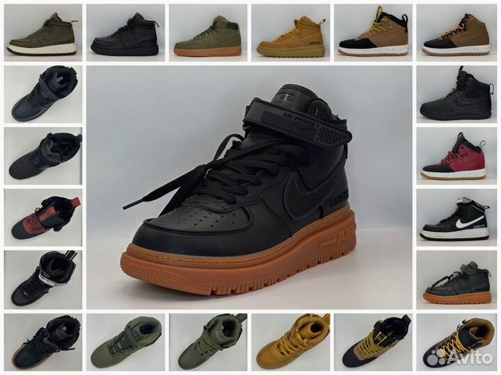 Меховые Кроссовки Nike на Gore-Tex Новые Зима