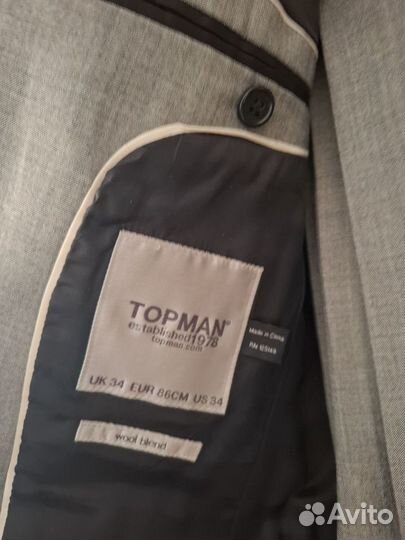 Костюм мужской topman