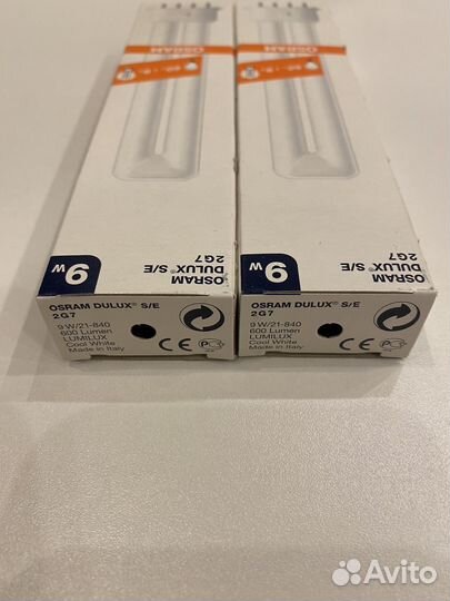 Лампа энергосберегающая 2G7 9W 840/4P