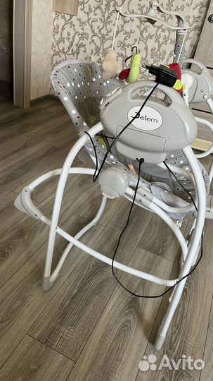 Детские качели шезлонг