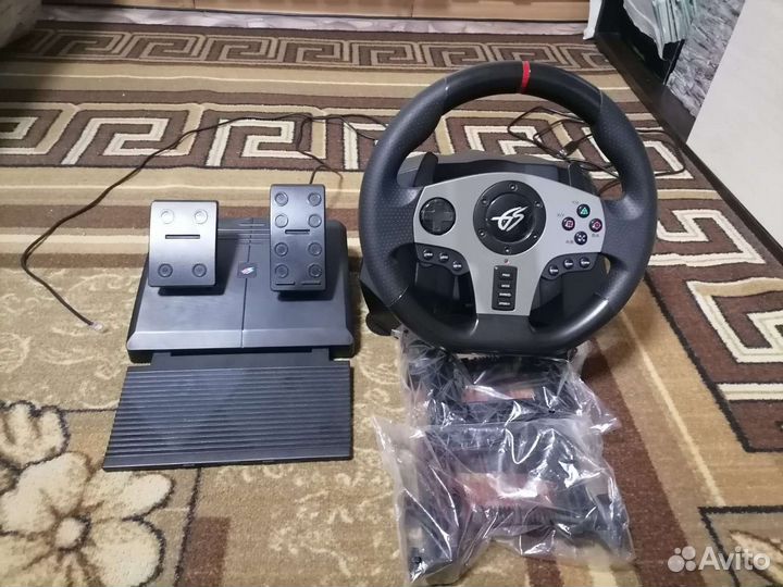Игровой руль dexp wheel man pro