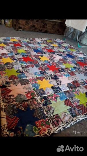 Стёганное одеяло (покрывало) Ручная работа