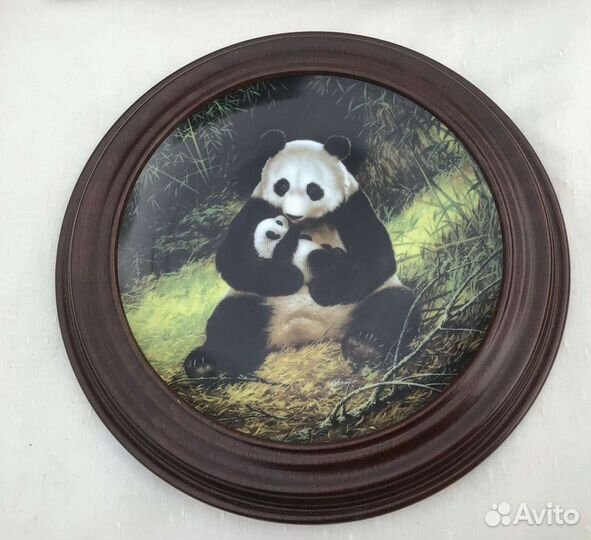 Тарелка настенная Панда