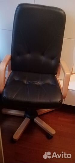 Кресло руководителя натуральная кожа