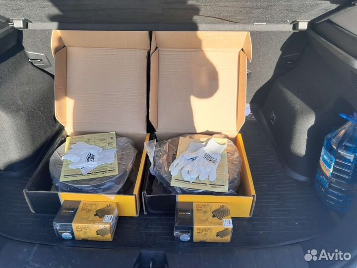 Тормозные диски Geely Coolray перед и зад