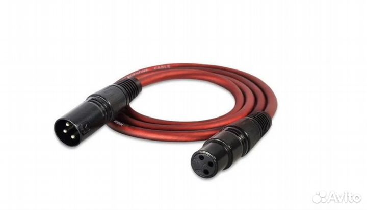 Микрофонный кабель XLR-XLR m-f 8 метров