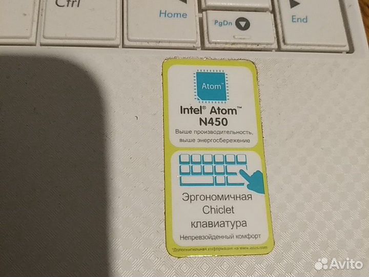 Нетбук asus eee pc 1001px белый