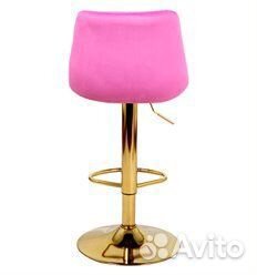 Стул барный компьютерный Дижон розовый