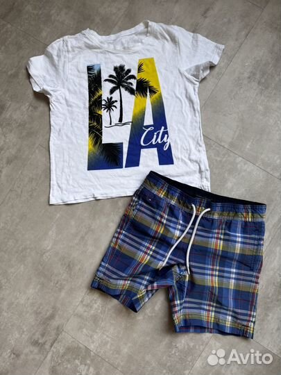Футболка и шорты tommy hilfiger