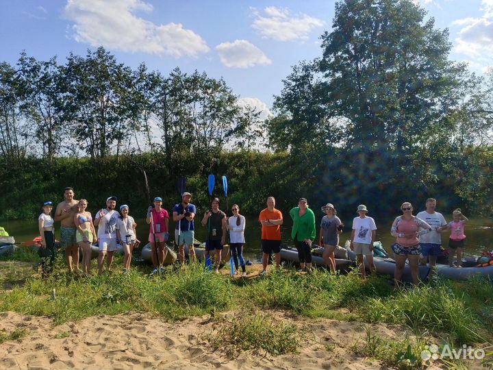 Корпоративные сплавы на байдарках и SUP бордах