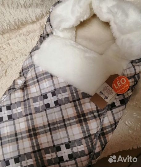 Продам зимний конверт для новорождённых
