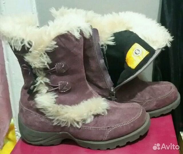 Осень зима. замшевые сапожки 30разм. В отличном со