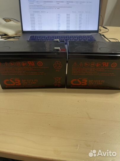 Аккумуляторная батарея для ибп CSB GP1272 F2