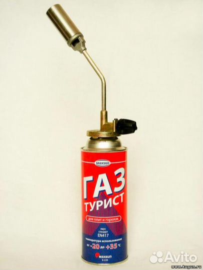 Газовая горелка-насадка с регулятором