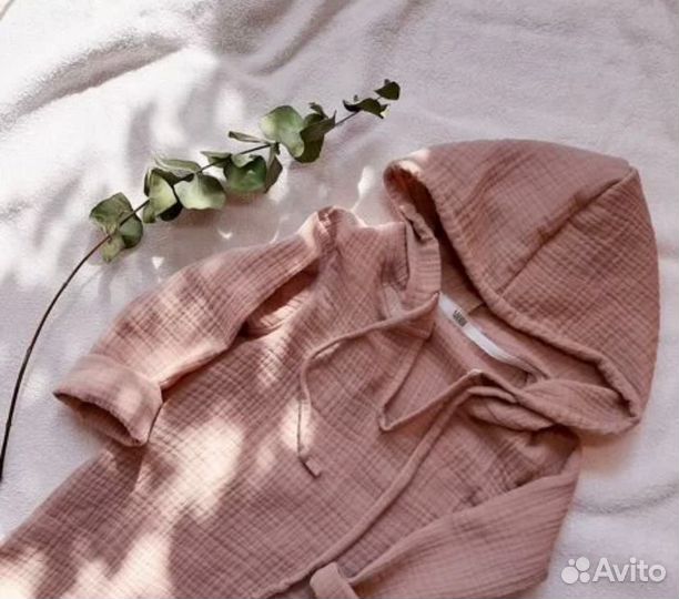 Туника пляжная детская из муслина