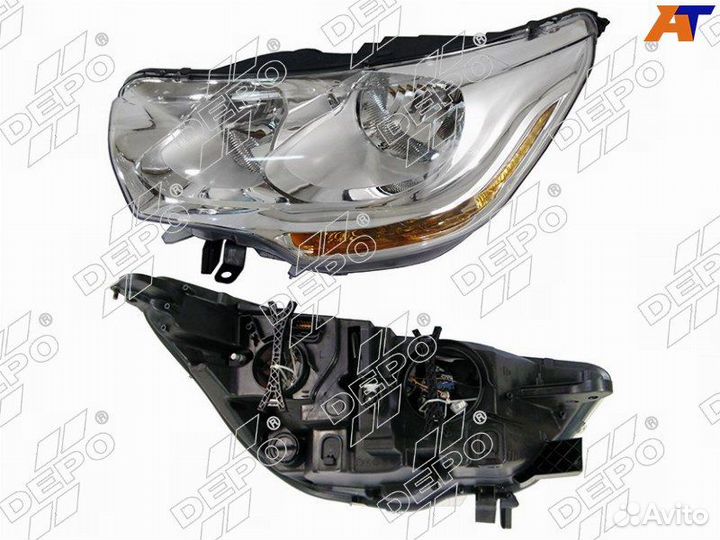 Фара citroen C4 10-16 LH с электрокорректором