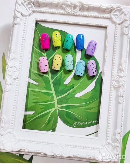 Топ для маникюра с эффектом 