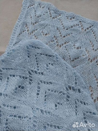 Шарф-палантин вязаный