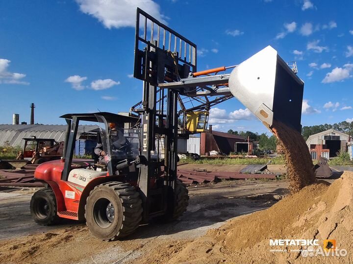 Ковш гидравлический на вилы вилочного погрузчика