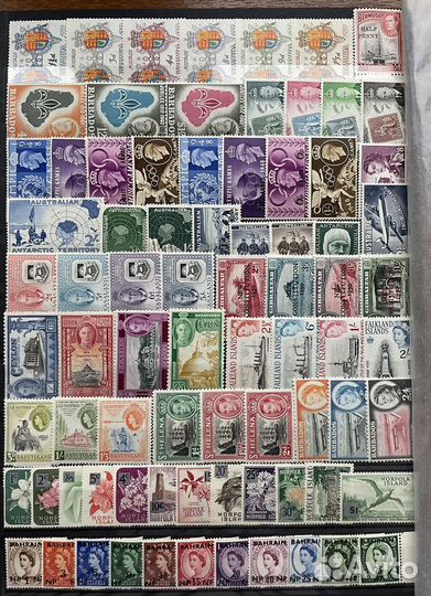 Английские колонии почтовые марки