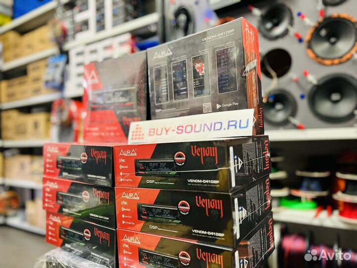 Процессорная магнитола aura venom-D41DSP (2023)
