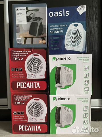 Тепловентилятор керамический спиральный