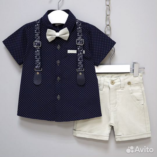 Классический костюм для мальчика новый 80 92 98