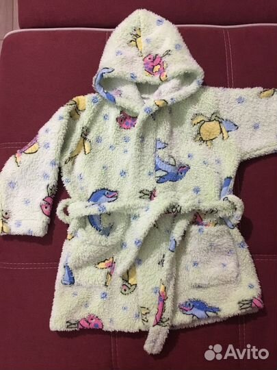 Халат плюшевый