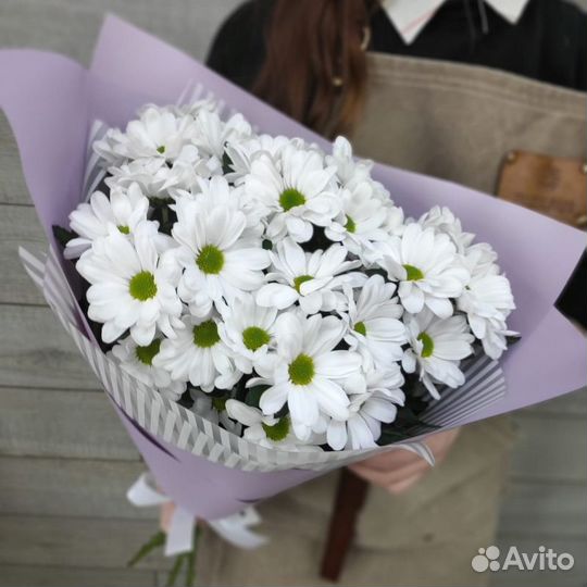 Кустовая Хризантема цветы букет