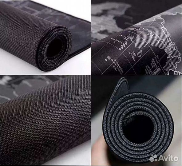 Игровой коврик для мышки с изображением карты мира