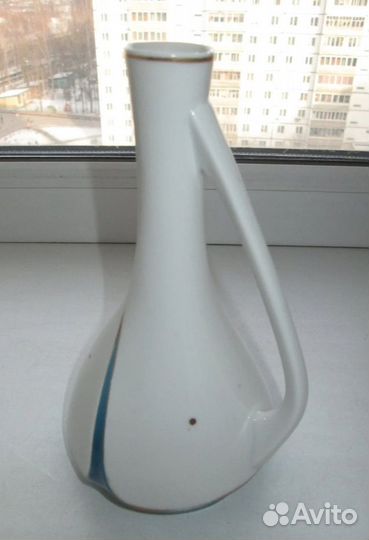 Фарфор графинчик/ваза старые вербилки 1940-ые,СССР