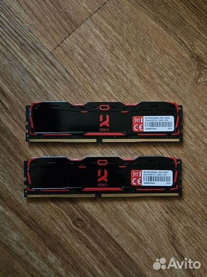 Оперативная память goodram ddr4 irdm X 16 gb