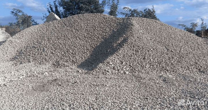 Щебень гравийный, все фракции