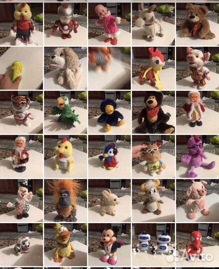 Игрушки много разных