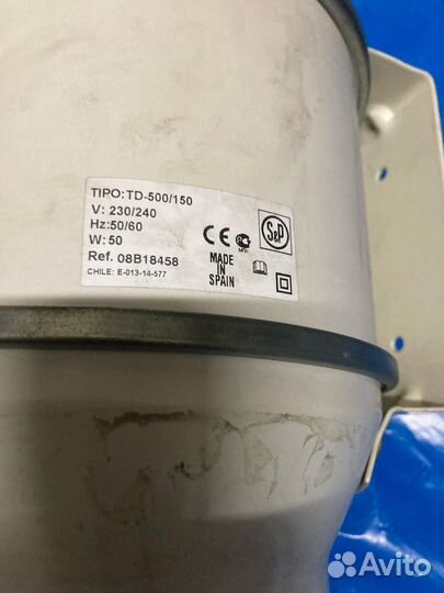 Вентилятор канальный S&P TD500-150