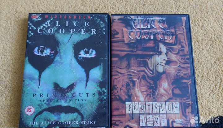 DVD диски alice cooper