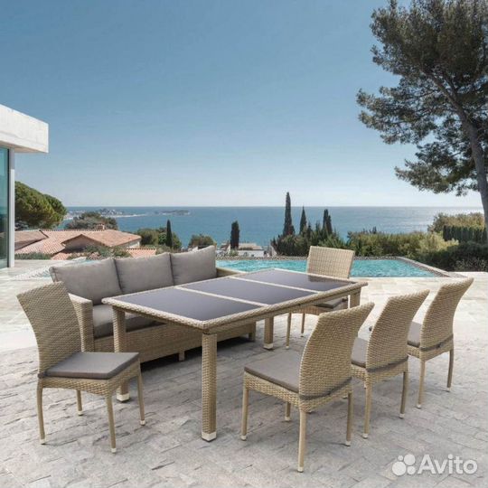 Комплект плетеной мебели T365-S65-Y380B-W65 Light