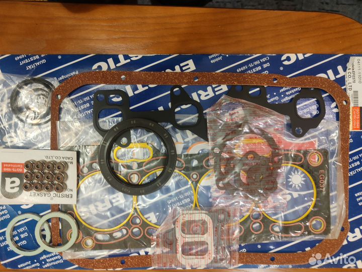 Комплект прокладок eristic EF0370 toyota Corolla 2