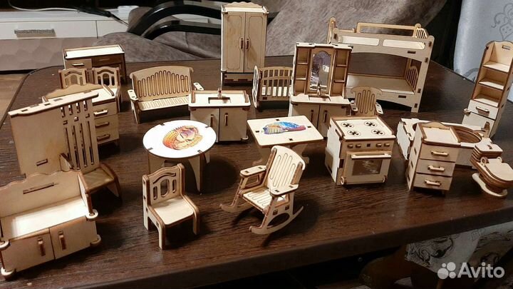 Игровой набор деревянный