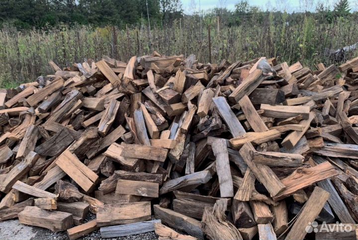 Крупнонаколотые дрова