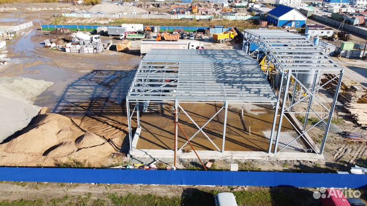 Металлокаркас ангар