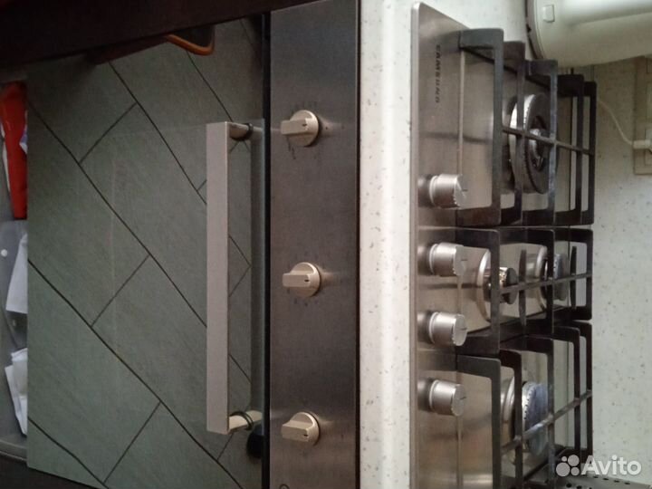 Газовая варочная панель бу+ газовый духовой шкаф