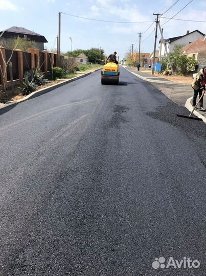 Асфальтирование дорог Укладка асфальта Ремонт ям