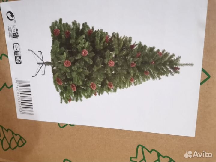 Елка искусственная с шишками