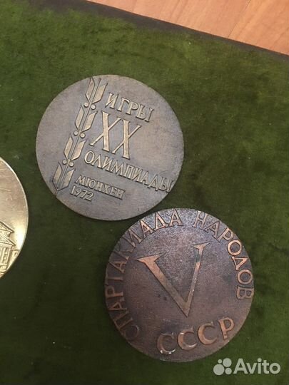 Настольные медали, спорт