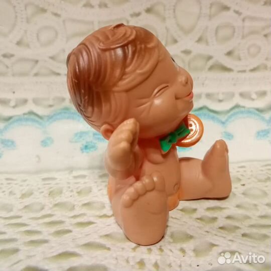 Игрушка резиновая винтаж Гитарист Карлсон Кот