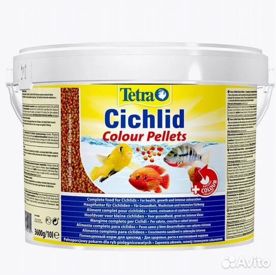 Корм для рыб Tetra Cichlid Colour pellets