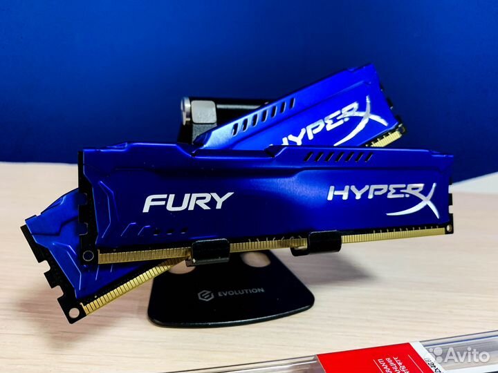 Комплект оперативной памяти HyperX Fury 8Gb 2х4Gb